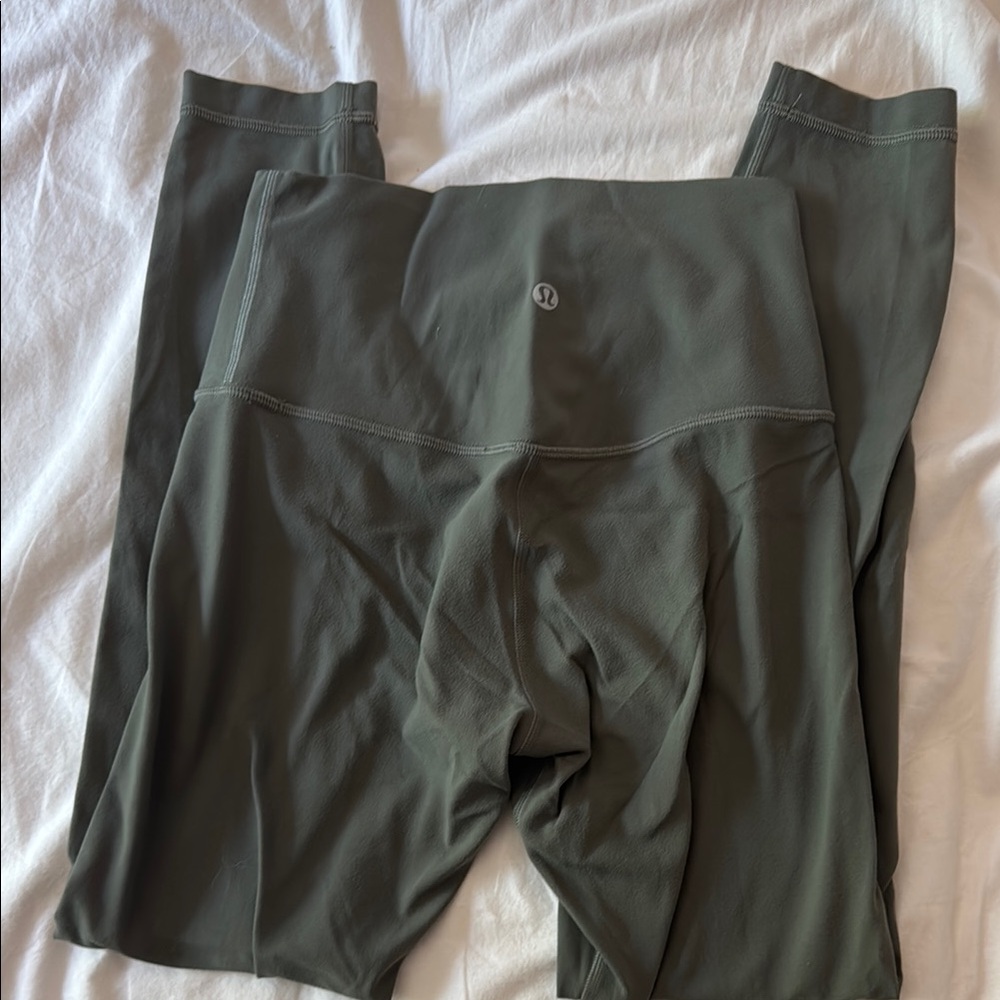 lululemon athletica Olive Green Leggings